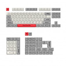 Keycaps Havit Gamenote, PBT, 137 Teclas, Branco, Cinza e Vermelho, KC001 PBT