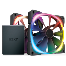 Kit Controlador de Iluminação Led  HUE2 + 2 Fan 140mm Led RGB NZXT, HF-2814C-D1