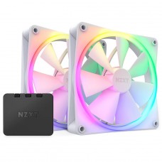 Kit Fan Com 2 Unidades NZXT 140 RGB, 140mm, White, RF-R14DF-W1