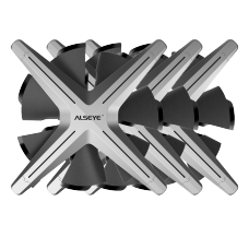 Kit Fan com 3 Unidades Alseye X12, ARGB, Silver, 120mm