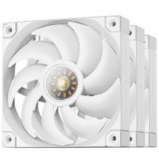 Kit Fan Com 3 Unidades DeepCool FT12 WH, LED, 120mm, PWM, Branco, R-FT12-WHWPN3-G