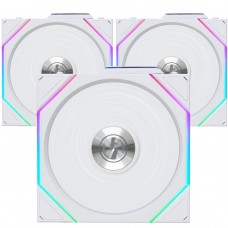 Kit Fan Com 3 Unidades Lian Li Uni Fan TL Wireless, ARGB, 120mm, White, 12TL1W3W