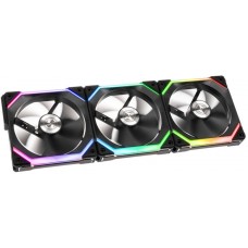 Kit Fan com 3 Unidades, Lian Li, Uni SL120, RGB, 120mm, Hidráulico, 1900RPM, Black, UF-SL120-3B