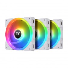Kit Fan Com 3 Unidades Thermaltake SWAFAN EX14 RGB, 140mm, White, Com Controlador, CL-F162-PL14SW-A