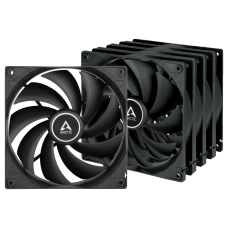 Kit Fan com 5 Unidades Arctic F14, 140mm, Black, ACFAN00233A