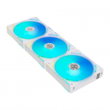 Kit Fan Lian Li com 3 Unidades Uni Fan AL120 V2, 120mm, ARGB, White, UF-AL120V2-3W
