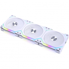Kit Fan Lian Li com 3 Unidades Uni Fan SL120 V2, 120mm, ARGB, White, UF-SL120V2-3W