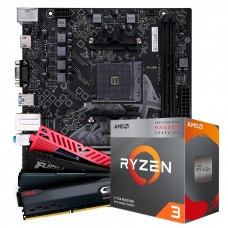 Kit Upgrade, AMD Ryzen 3 3200G, Placa Mãe Colorful Battle-AX A520M-K M.2 V14, 8GB DDR4