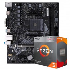 Kit Upgrade, AMD Ryzen 3 3200G, Placa Mãe Colorful Battle-AX A520M-K M.2 V14