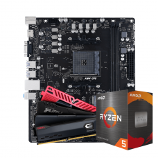 Kit Upgrade AMD Ryzen 5 5500 + Placa Mãe Biostar B550MH + 8GB DDR4