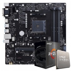 Kit Upgrade, AMD Ryzen 5 5600, Placa Mãe Chipset B450