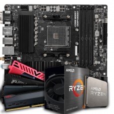Kit Upgrade, AMD Ryzen 5 5600GT, Placa Mãe Chipset A520, 16GB (2X8GB) DDR4