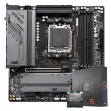 Kit Upgrade AMD Ryzen 5 7600X + Placa Mãe Gigabyte B650M Gaming X AX