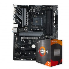 Kit Upgrade AMD Ryzen 7 5700G + Placa Mãe ASRock B550 PG RIPTIDE