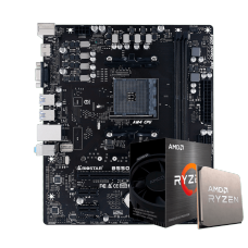 Kit Upgrade, AMD Ryzen 7 5700G, Placa Mãe Biostar B550MH