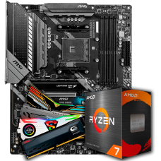 Kit Upgrade, AMD Ryzen 7 5700G + Placa Mãe MSI MAG B550 Tomahawk + 16GB DDR4