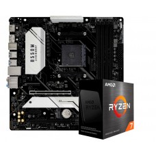 Kit Upgrade, AMD Ryzen 7 5700G, Placa Mãe SuperFrame B550M Gaming, 8GB DDR4