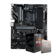 Kit Upgrade AMD Ryzen 7 5700X + Placa Mãe ASRock B550 PG RIPTIDE