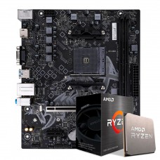 Kit Upgrade, AMD Ryzen 7 5700X , Placa Mãe Colorful Battle-AX B550M-D PRO V14