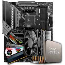 Kit Upgrade, AMD Ryzen 7 5700X + Placa Mãe MSI MAG B550 Tomahawk + 16GB DDR4 + Cooler