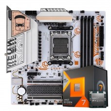 Kit Upgrade, AMD Ryzen 7 7800X3D, Placa Mãe Chipset B850