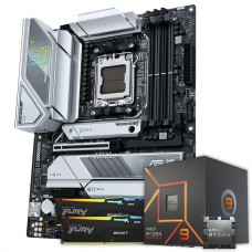 Kit Upgrade AMD Ryzen 9 7900 + Asus Prime X670E-PRO WIFI + Kingston Fury Beast 32GB (2x16GB) 6000MHz