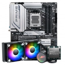 Kit Upgrade, AMD Ryzen 9 7900X, Placa Mãe Chipset X670, Water Cooler 240mm