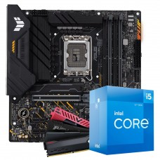 Kit Upgrade Asus TUF Gaming B660M-PLUS D4 + Intel Core i5 12400 + 16GB DDR4