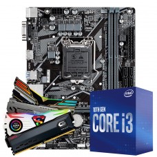 Kit Upgrade Placa Mãe H510 + Intel Core i3 10105 + 8GB DDR4