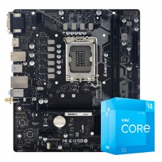Kit Upgrade Intel Core I3 12100F + Placa Mãe Biostar B660MX-E