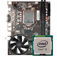 Kit Upgrade, Intel Core i3 2120, Placa Mãe Duex H61ST, Chipset H61