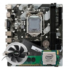 Kit Intel Core I3 3220, Placa Mãe Chipset H61, Memória 8GB DDR3, Cooler