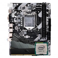 Kit Upgrade, Intel Core i3 8100, Placa Mãe Chipset H310, Memória 8GB DDR4