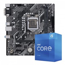 Kit Upgrade Intel Core i5 11400 + Placa Mãe H510