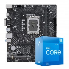 Kit Upgrade Intel Core i5 12400F + Placa Mãe H610
