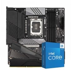 Kit Upgrade Intel Core i5 14600KF + Placa Mãe Chipset B760M + 8GB DDR5