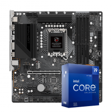 Kit Upgrade Intel Core i9 12900KF + Placa Mãe ASRock Z790M PG Lightning D4