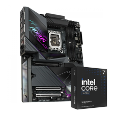 Kit Upgrade, Intel Core Ultra 7 265KF + Placa Mãe Z890 AORUS MASTER