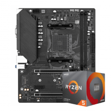 Kit Upgrade, AMD Ryzen 5 3600, Placa Mãe MAXSUN B550M 2.5G MS-Terminator 
