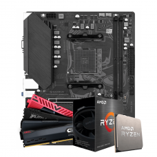 Kit Upgrade, AMD Ryzen 5 5600, Placa Mãe MAXSUN B550M 2.5G MS-Terminator, Memória DDR4 16GB