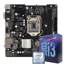 Kit Upgrade, Intel Core i3 9100F + Placa Mãe H310