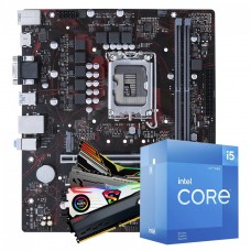 Kit Upgrade, Intel Core i5 12400, Placa Mãe Chipset B660, Memória DDR4 8GB