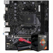 Kit Upgrade Ryzen 5 5600GT, Placa Mãe Colorful BATTLE-AX A520M-K, Memória 16GB DDR4