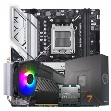 Kit Upgrade Ryzen 7 7700X, Placa Mãe Chipset B650, 32GB DDR5