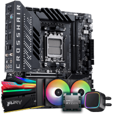 Kit Upgrade Ryzen 9 7950X + Placa Mãe Asus ROG Crosshair X670E Gene + 32GB DDR5