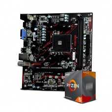 Kit Upgrade, AMD Ryzen 5 4500, Placa Mãe SuperFrame A520M Gaming