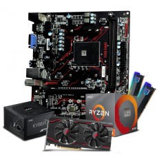 Kit Upgrade SuperFrame Master AMD Ryzen 3 3600 + 2x8GB DDR4 RGB + RTX 3060 + Fonte 750W + A520M Gaming