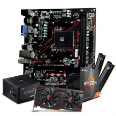 Kit Upgrade SuperFrame Master AMD Ryzen 5 5600 + 2x8GB DDR4 + RTX 3060 + Fonte 750W + A520M Gaming