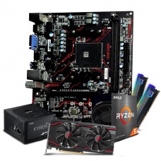 Kit Upgrade SuperFrame Master AMD Ryzen 5 5600 + 2x8GB DDR4 RGB + RTX 3060 + Fonte 750W + A520M Gaming