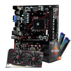 Kit Upgrade SuperFrame ULTRA AMD Ryzen 5 5500 + 2x8GB DDR4 RGB + RTX 3060 + A520M Gaming